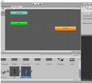 Top: Your standard Animator Controller Bottom (highlighted): The file you want to drag into it.